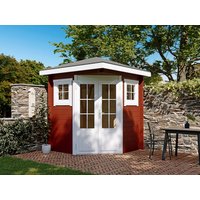 26% billiger ! Fjordholz 5-Eck Gartenhaus Modell Evelyn 1A 25m²
