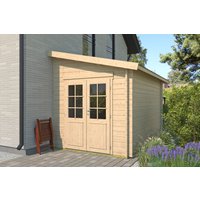 26% billiger ! Gartenhaus Modell Pulti 44 F 6m²