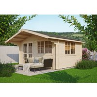 26% billiger ! Gartenhaus Modell Carl 40 B / natur 12m²