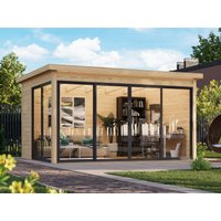 23% billiger ! Fjordholz Gartenhaus Modell Office IsoSlide 3