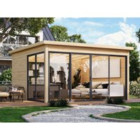 23% billiger ! Fjordholz Gartenhaus Modell Office IsoSlide 4