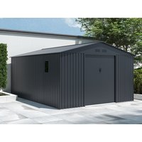 27% billiger ! Metall Gerätehaus Modell München 14,39 m² 12m²