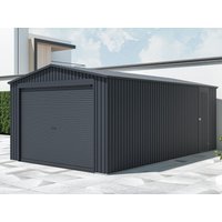 36% billiger ! Metallgarage Modell NovaRoll 18,65 m² 18m²
