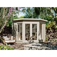 26% billiger ! Fjordholz 5 Eck Gartenhaus Modell Abbie 28, Naturb 9m²