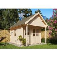 26% billiger ! Satteldach Gartenhaus Modell Boden-2 12m²