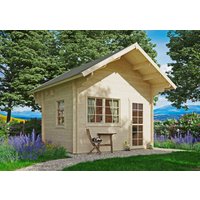 26% billiger ! Satteldach Gartenhaus Modell Boden-1