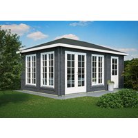 26% billiger ! Gartenhaus Modell Porto 44 A 12m²