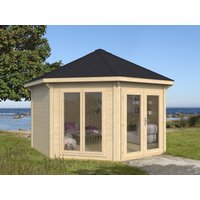 26% billiger ! Gartenpavillon Modell Modern 12 m² mit 2 Fenstern