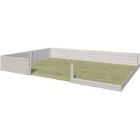 25% billiger ! 15mm Fußbodenpaket für Gartenhaus Modell QB-Line 1