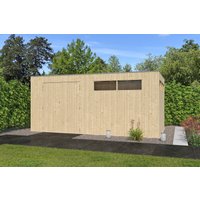 26% billiger ! Gartenhaus Modell QBV3-Line 14,90 m²