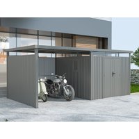 37% billiger ! Metall Gerätehaus Modell Style 7,56 m² Spar-Set-2 6m²
