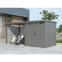 32% billiger ! Metall Gerätehaus Modell Style 4,45 m² Spar-Set 2 6m²