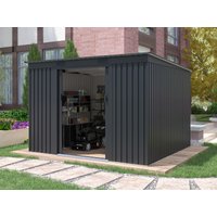 26% billiger ! Metall Gerätehaus Modell Pento 6,29 m² 6m²
