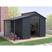 26% billiger ! Metall Gerätehaus Modell Viva Varianta 9,12 m² 9m²