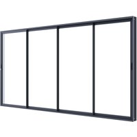 26% billiger ! StarLine Aluminium Schiebetür 400 x 206 cm 8m²