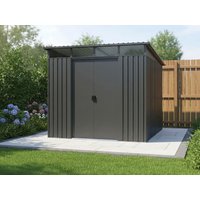 27% billiger ! Metall Gerätehaus Modell Lübeck 4,05 m² 4m²