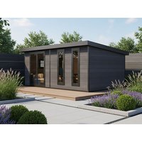 26% billiger ! WPC Gartenhaus Modell Panorama 16,64 m² 15m²