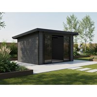 30% billiger ! WPC Gartenhaus Modell Sunshine Slide 12 m² 12m²