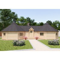 26% billiger ! Fjordholz Doppelkota Modell Alva 38 m²
