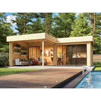 26% billiger ! Fjordholz Gartenhaus Alu Concept Lasse 44 B 29m²