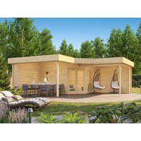 26% billiger ! Fjordholz Gartenhaus Modell Gabriel 44 24m²