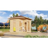 26% billiger ! Fjordholz Gartenhaus Modell Nelly 28 D 9m²
