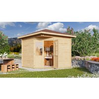 26% billiger ! Fjordholz Gartenhaus Modell Nelly 28 B 20m²