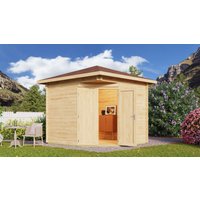 26% billiger ! Fjordholz Gartenhaus Modell Nelly 28 A 9m²