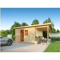 26% billiger ! Fjordholz Pultdach Gartenhaus Modell Ezra 5G 20m²