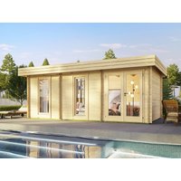 26% billiger ! Fjordholz Gartenhaus Modell Miriam 44 C Modern 24m²