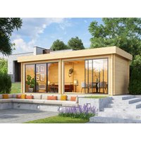 26% billiger ! Fjordholz Gartenhaus Alu Concept Lasse 44 A 21m²
