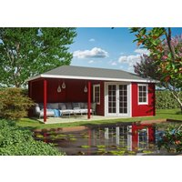 26% billiger ! Fjordholz Gartenhaus Modell Kiano 44 E 24m²