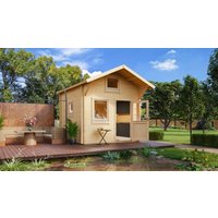 26% billiger ! Fjordholz Satteldach Gartenhaus Modell Sönke 44 A 24m²