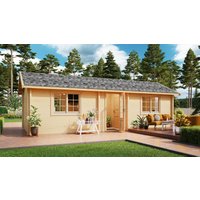 26% billiger ! Fjordholz Ferien- und Freizeithaus  Modell Niska 40m²