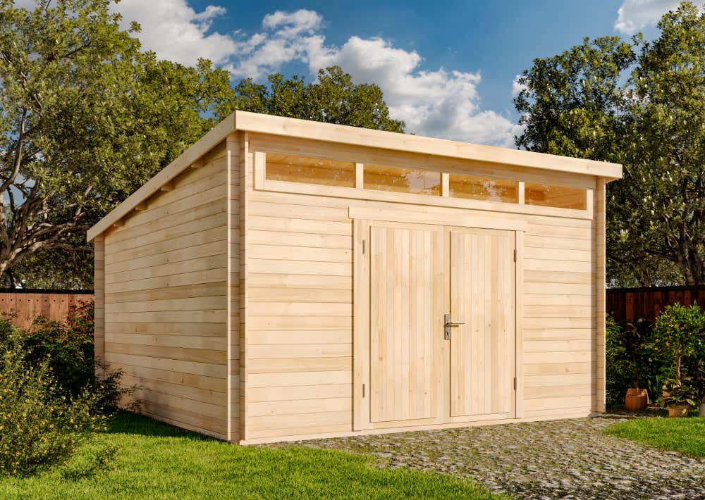 Holz-Gartenhaus Maria Viva 4x4m