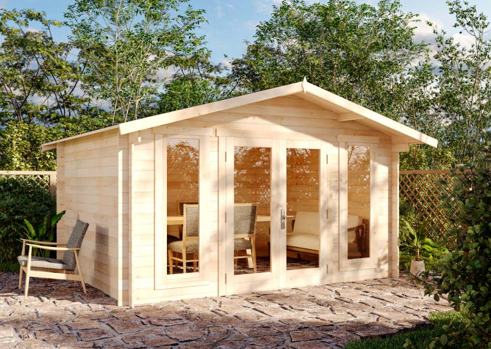 Holz-Gartenhaus Mirko Modern 4x4m