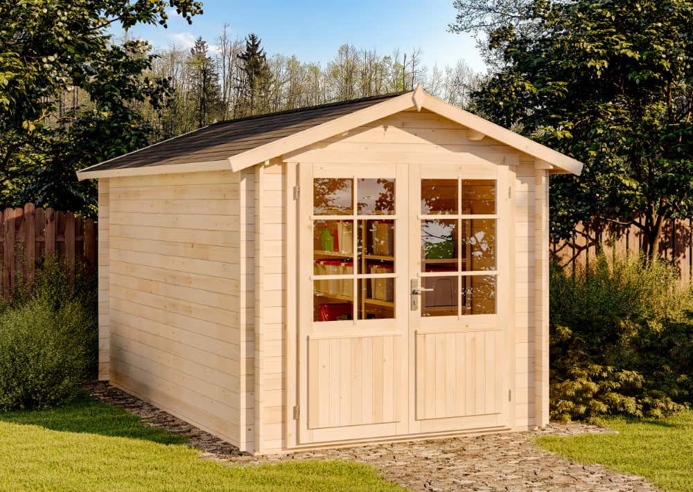 Holz-Gartenhaus Bremen C 4x3m