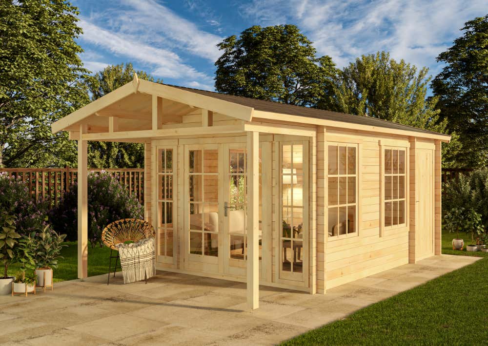 Holz-Gartenhaus Kim-Avant 6x3m