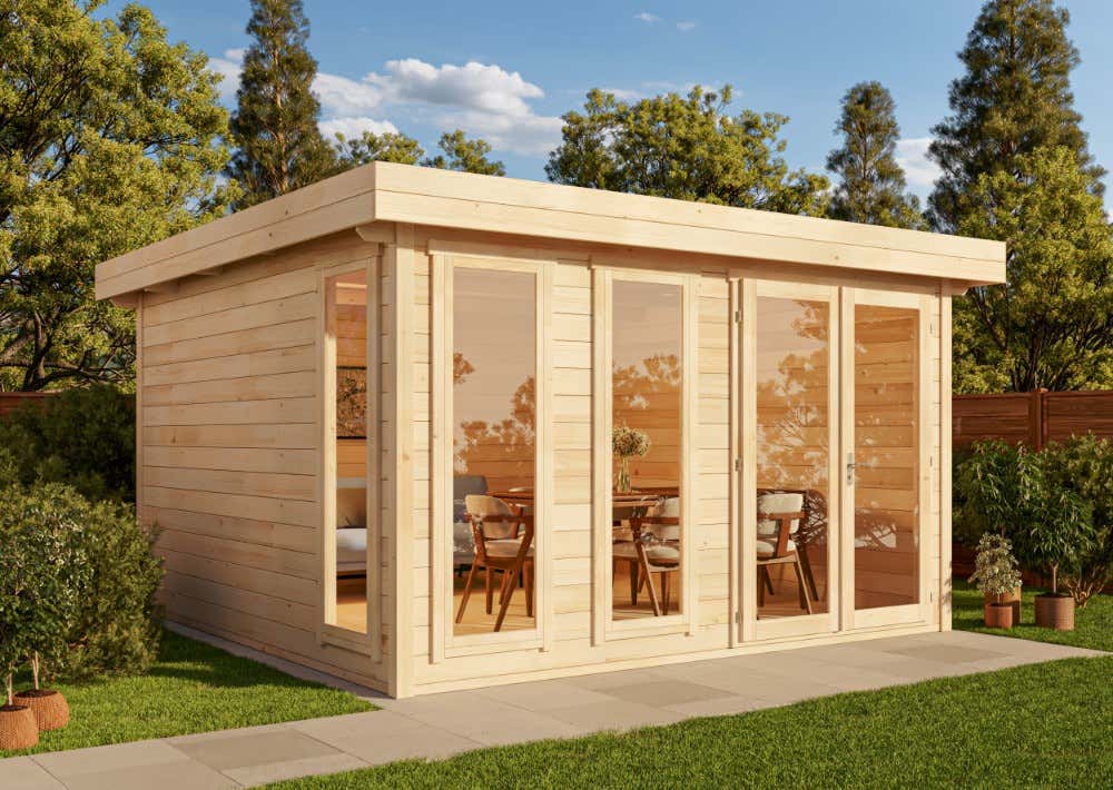 24% Discount! Holz-Gartenhaus Aldo B 5x4m