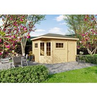 26 billiger ! Fjordholz 5-Eck Holz-Gartenhäuser Modell Evelyn 2D xm