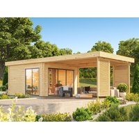 26 billiger ! Fjordholz Gartenlounge Modell Carlise 44 Alu xm