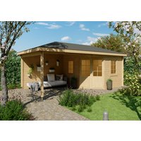 26 billiger ! Fjordholz 5-Eck Holz-Gartenhäuser Modell Evelyn 3C xm