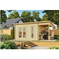 25 billiger ! Fjordholz Pultdach Holz-Gartenhäuser Modell Mali 28 A xm