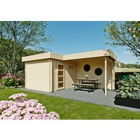 26 billiger ! Fjordholz Flachdach Holz-Gartenhäuser Modell Odina 28 A xm
