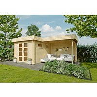 26 billiger ! Fjordholz Flachdach Holz-Gartenhäuser Modell Odina 28 B xm