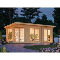 26 billiger ! Fjordholz 5 Eck Holz-Gartenhäuser Modell Julia 40 xm