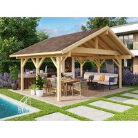 26 billiger ! Fjordholz Garten Freisitz Modell Max XL
