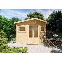 26 billiger ! Fjordholz 5-Eck Holz-Gartenhäuser Modell Leva 2A xm