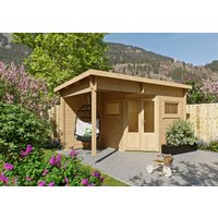 26 billiger ! Fjordholz 5-Eck Holz-Gartenhäuser Modell Leva 2B xm