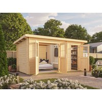 26 billiger ! Fjordholz Pultdach Holz-Gartenhäuser Modell Ezra 2H, Kief xm